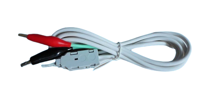 TEST CABLE WITH ALLIGATOR CLIP  2 POLE - Length 1.5m

